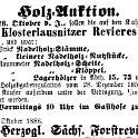 1886-10-21 Kl Holzauktion